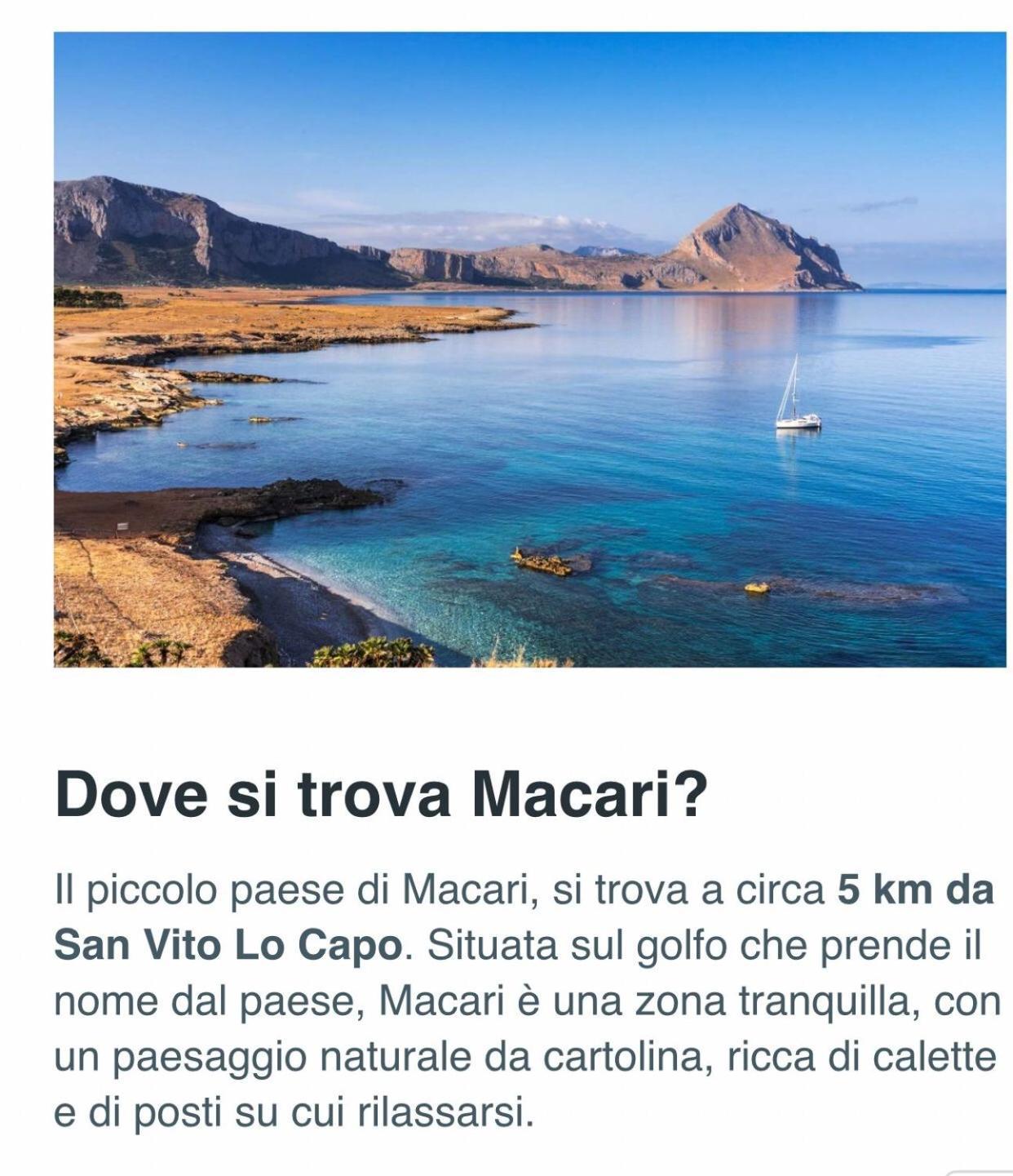 Appartamento Casa Magnolia San Vito Lo Capo Exteriör bild